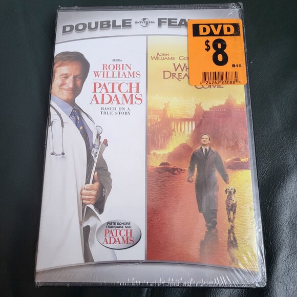 (DVD) Patch Adams + What Dreams May Come - Robin Williams - New Double Feature! - Picture 1 of 4